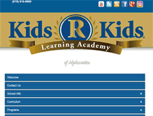 Tablet Screenshot of kidsrkids28alpharetta.com